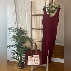 SHEIN Deep Red Jumpsuit